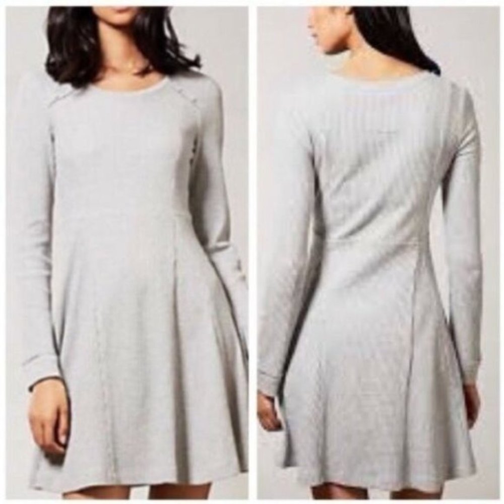 Anthropologie by Eloise‎ Chiara grey skater dress M